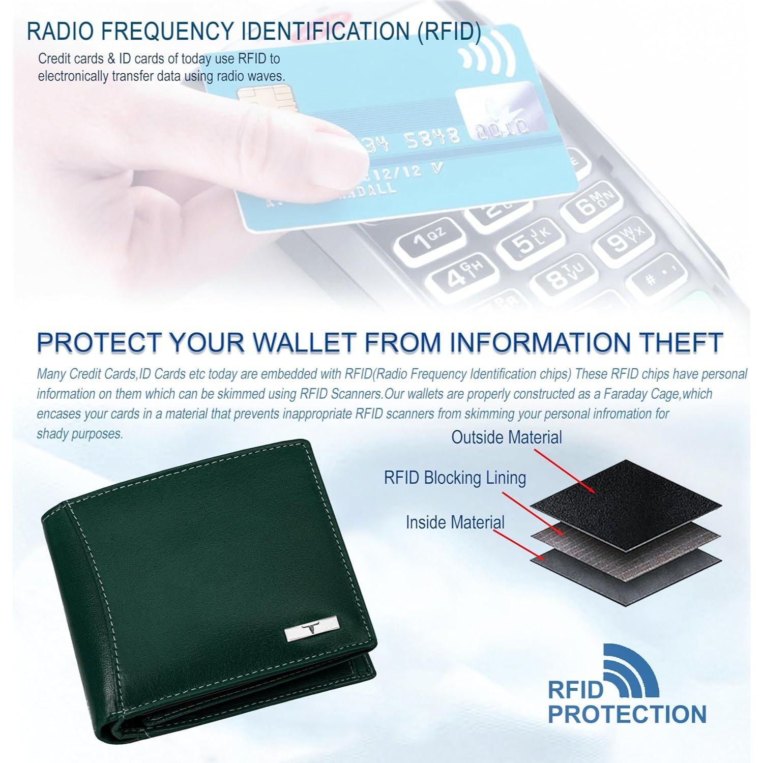 Мужской анилиновый кожаный кошелек Oliver зеленого цвета — фото 3