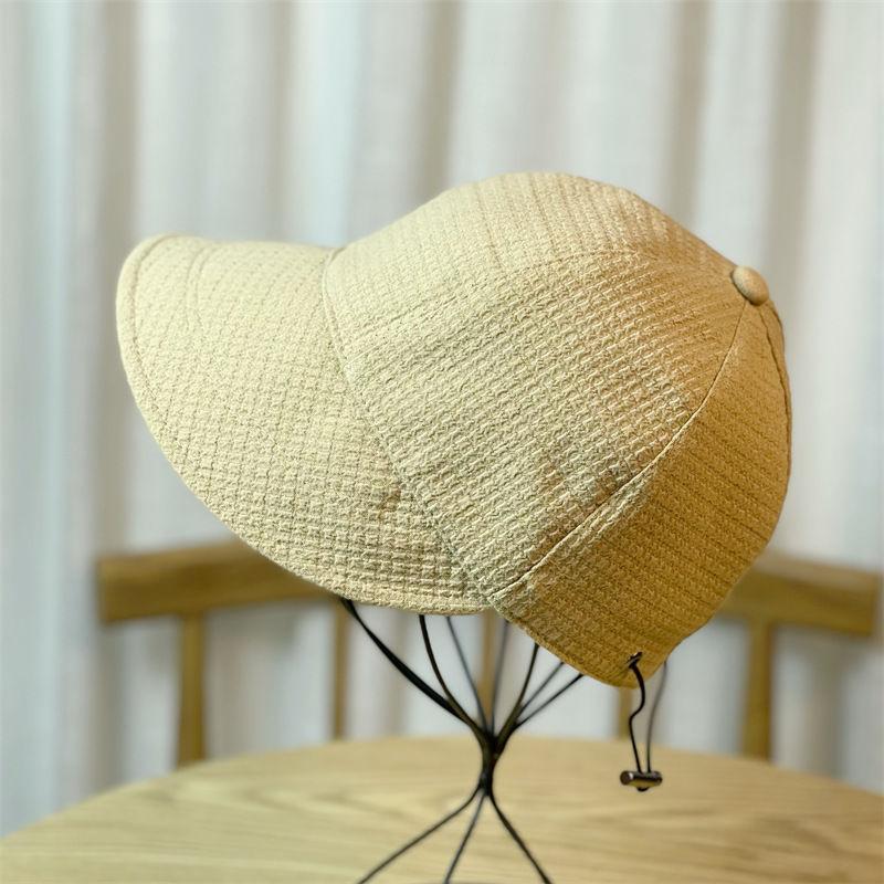 

Hat women s spring versatile commuter plain face UV protection sun hat portable foldable outdoor sunshade bucket hat Adjustable