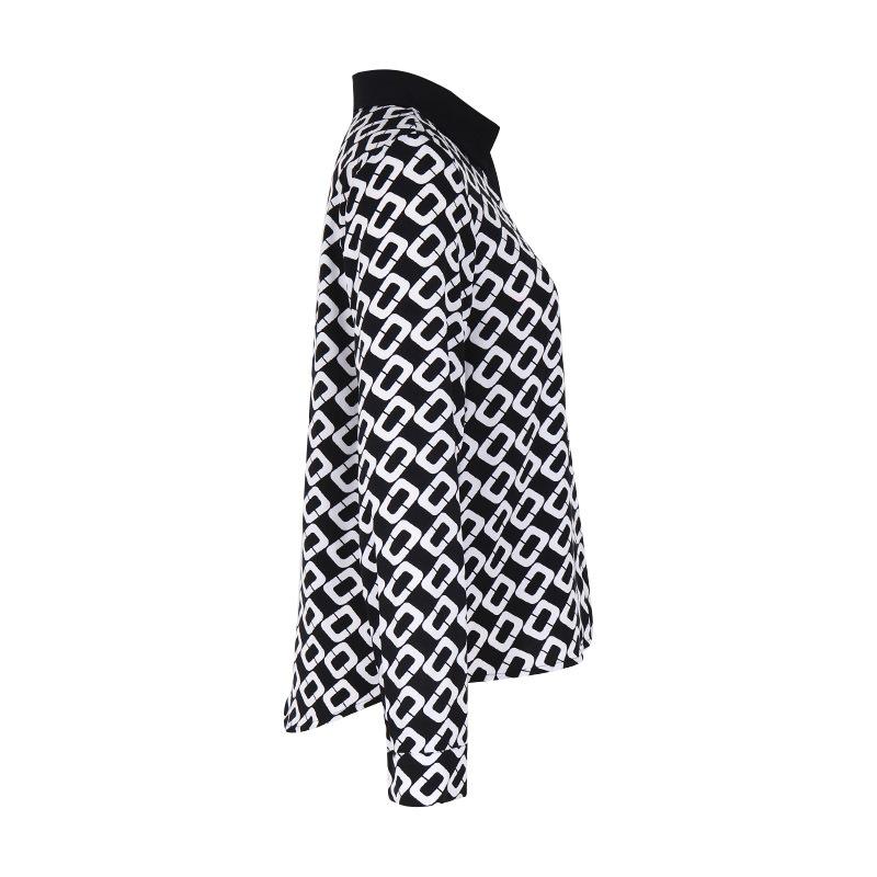 Spring and Autumn Women's Shirt Blouse Temperament Elegant Long Sleeve Printed Women's Shirt