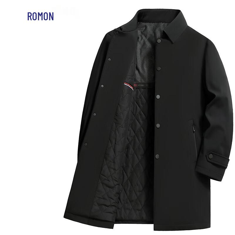 Romon Men s Thickened Mid-length Winter Coat