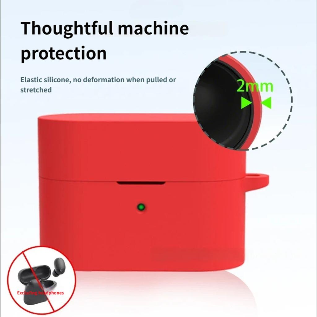 NonSlip Silicone Skin for WF-1000XM6 Charging Case Protections Full Access To Port And Button