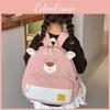 Children Cartoon Bear Backpack With Breathable Nylon Material For Kindergarten Kids