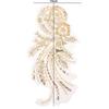 1Pair Gorgeous 3D Gold Beads Appliques DIY Craft Sequin Clothing Patches Exquisite Vintage Clothing Applique Sewing