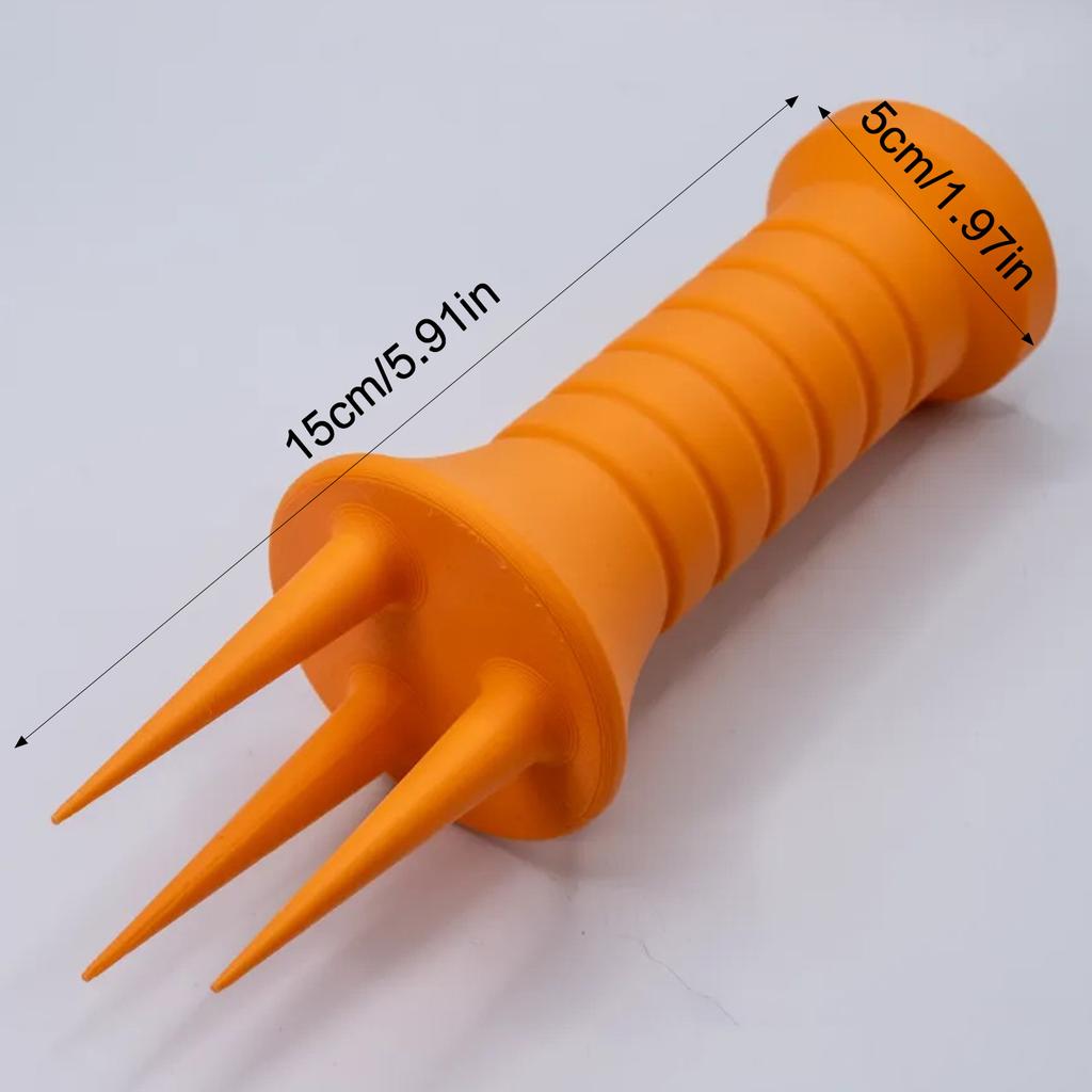 Soil Loosener Lawn Cultivator Manual Aerator Garden Soil Aerator Tool Durable Plastic Aerator for Weeding & Compost Turning