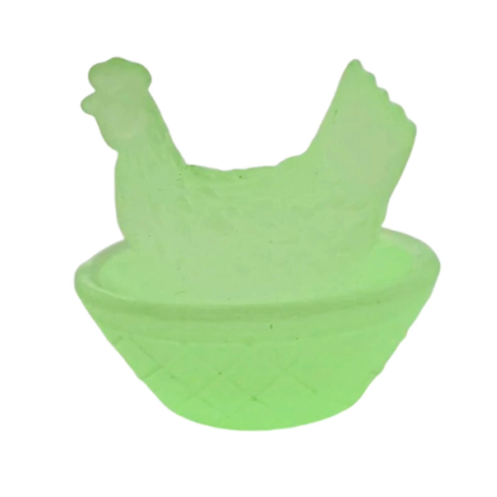 Хрустальное Стекло Курица Форма Хранение Банка Фигурка Конфетница ONE SIZE