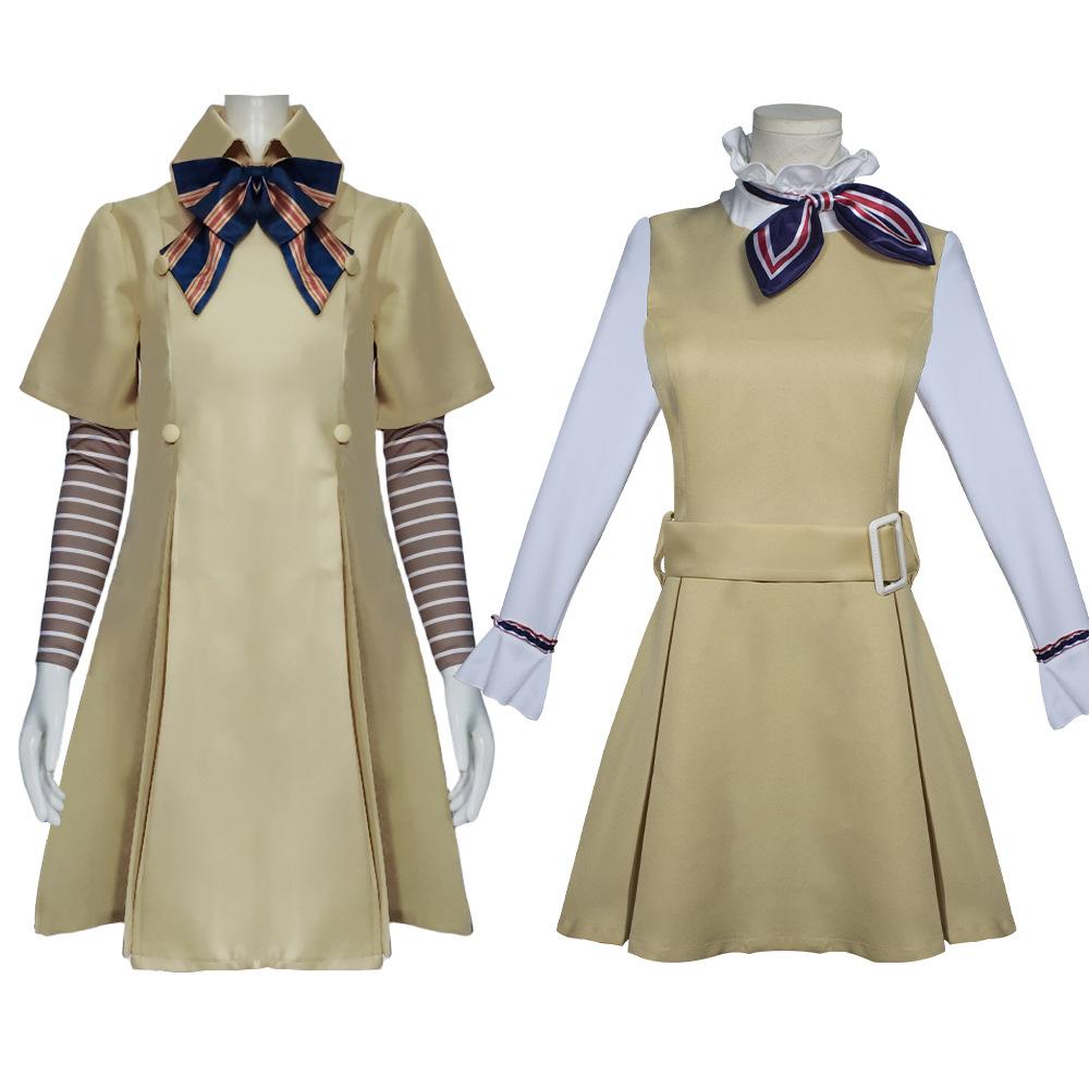 M3GAN Costume for Kids Halloween Cosplay Dress - Megan Doll Inspired Role Play Outfit for Girls