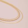 Women European Simple Multi-Layer Snake Bone Choker Retro Punk Metal Style Jewelry Minimalist Geometric Temperament Necklace