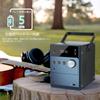 Tragbarer CD FM MP3 Kopfhörer Fernbedienung Wiederaufladbar Kompakter Player, 10W, Bluetooth, Radio, Wiedergabe, USB/AUX Eingang, Klinke, Steuerung, Eingebauter Akku,