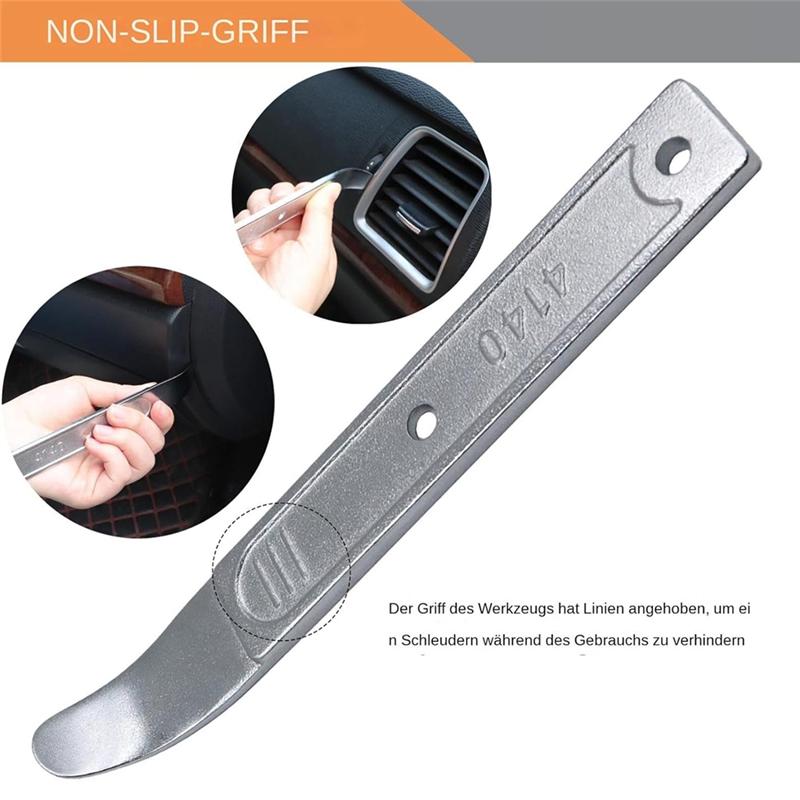 NY-Spakverktyg Bil Dörr Interiör Demonteringsverktyg Metallstång Bilklämma Golvskruvmejsel Demonteringsverktyg Bilreparationsverktyg