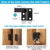 Stainless Steel Bolt Door Bolt Latch Sliding Door Latch Lock Buckle Anti-theft Door Bolt Lock Hasp For Windows,Doors,Fences