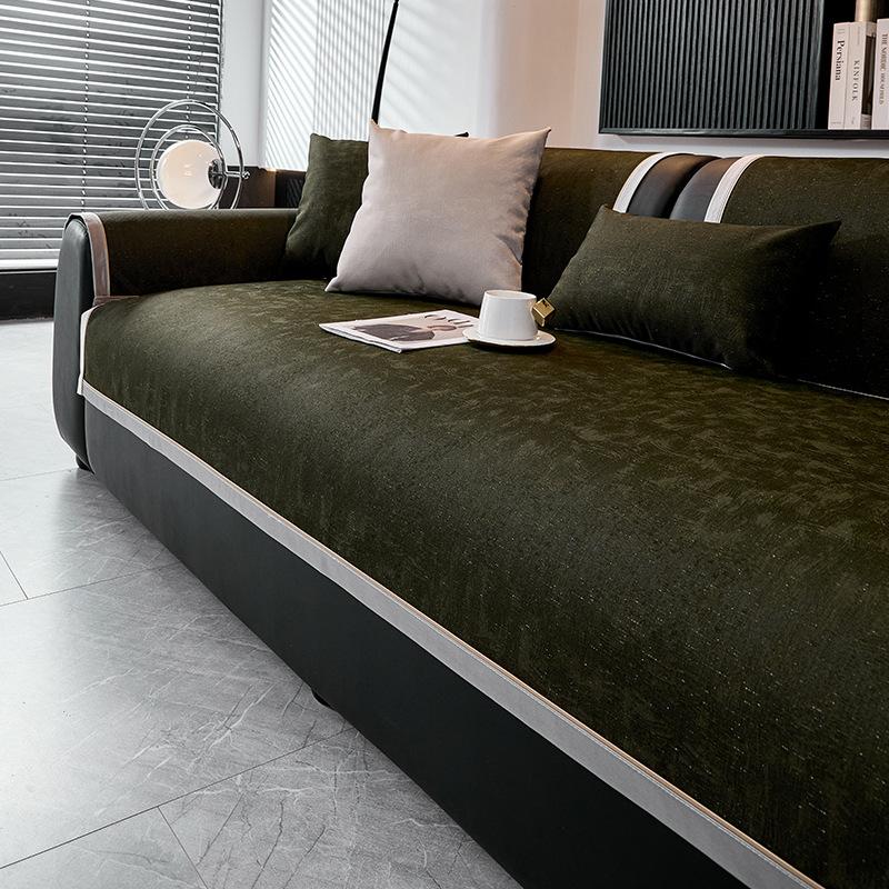 

Summer Light Luxury Sofa Cushion, Cool Feeling One-Piece Combination Seat Cushion, Universal In All Seasons, Advanced Feeling Cover New Model 70*70cm