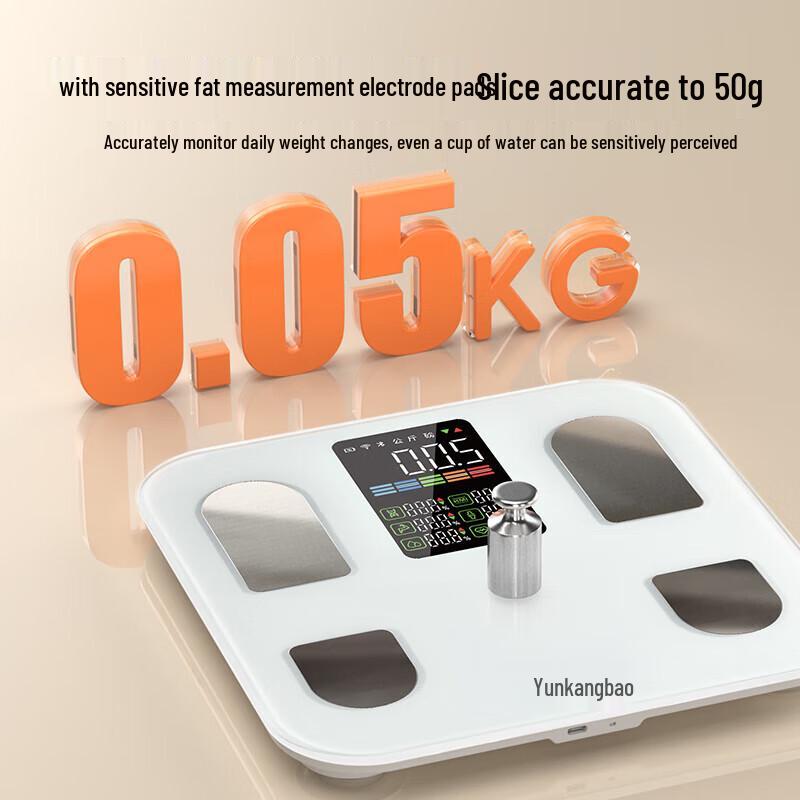 YunKangBao Smart Body Fat Scale with Large Color Display (CN version)