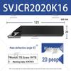 93° CNC External Turning Tool Holder SVJCR/L1212H11/1616H16