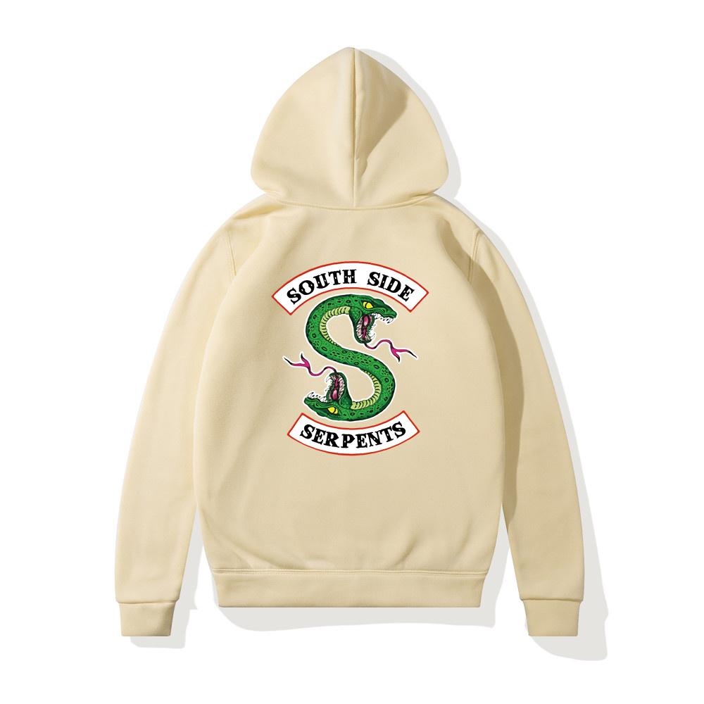 Hip Hop Riverdale South Side Serpents Women Hoodies Fleece Woman Harajuku Pullover Y2K Unisex Hoody Clothes Streetwear