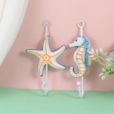3 Pezzi Appendiabiti da Parete in Legno Stile Mediterraneo Ganci Decorativi Salvaspazio Accessori per la Casa Design Creativo per Chiavi