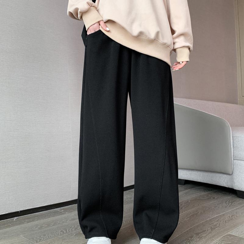 Large Size Spring and Autumn Women Pants High Waist Wide Leg Straight Pant Loose Casual Fashion Streetwear Trousers