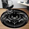 1pc Bat Mystic Office Round Area Rug, Under Office Chairs Bedroom Living Room Home Decor, Room Deco, Available in Various Sizes