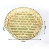 Desktop Ornament Bamboo Fruit Basket Bread Fruit Miniature Storage Baskets Creative Pastry Plate