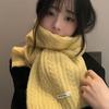 High-End Wool Cable Knit Winter Scarf - Stylish Warmth for Men & Women