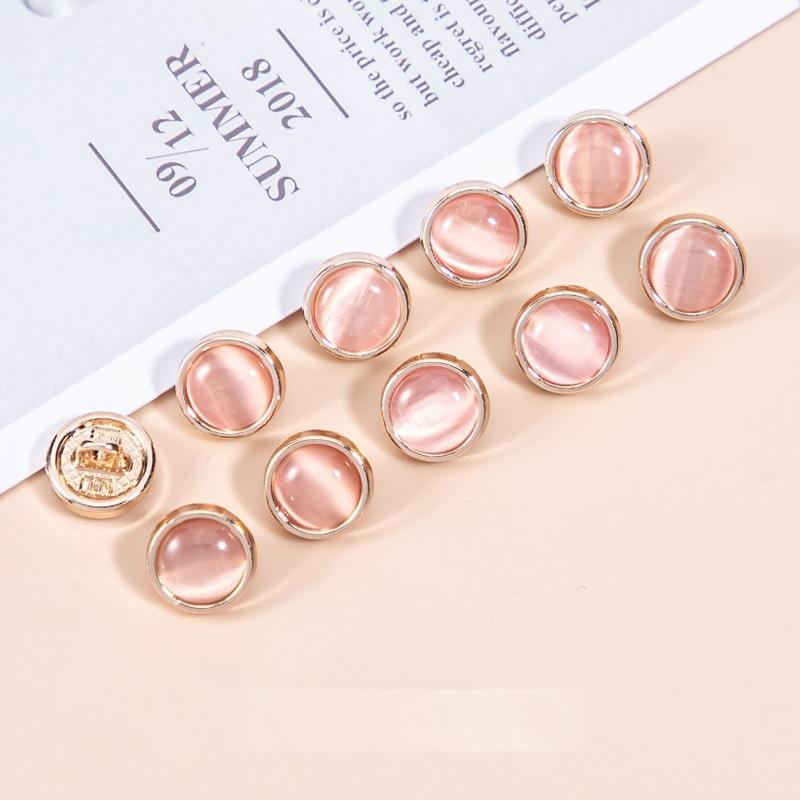 10pcs Colorful Shank Buttons 21/25mm Round Plastic Shank Buttons Coat Buttons DIY Clothes Sewing Accessories