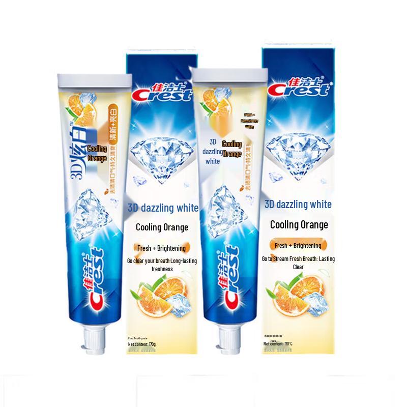 

Crest 3D White Invigorating Orange Mint Toothpaste (170g x 2)