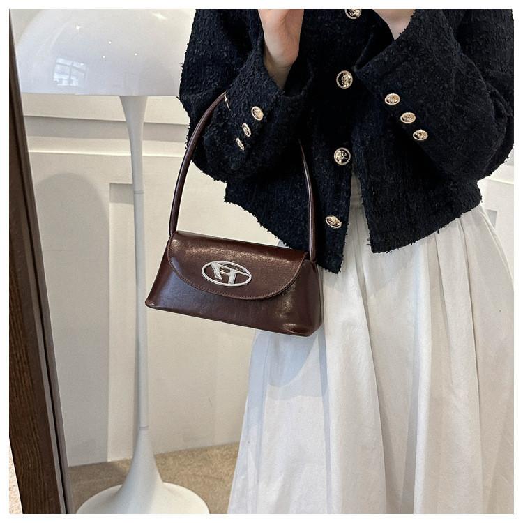 Popular Cross-border Small Purse Women 2023 Winter Chic Compact Underarm Bag Streetwear Shoulder Bag