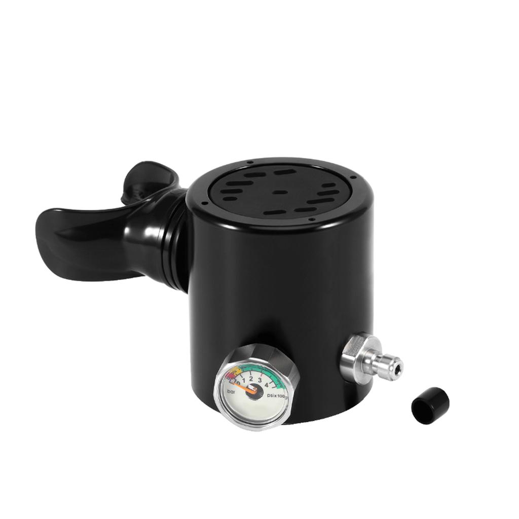 VGEBY Duikluchttank, 500 ml mini-duikzuurstofcilinder onderwater ademhalingsapparaat duiktank back-up snorkelapparatuur (fluorescerend groen) Duikwatersport