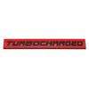 Car Styling Turbocharged 3D Metal Alloy Adhesive Emblem Rear Trunk Badge Fender Sticker Car Body Logo Decal Auto Accessory