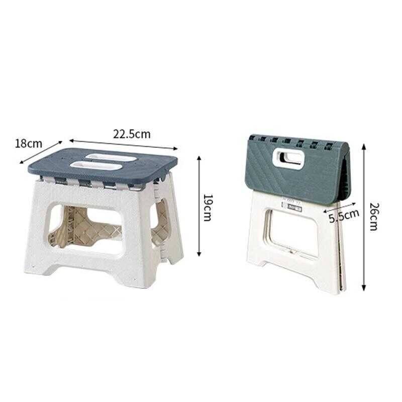 Outdoor Folding Chair Lightweight Portable Picnic Stool for Camping Fishing Adjustable Easy Carry for Home Use