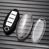 For Nissan Rogue Xtrail Kicks Juke Qashqai Tiida Patrol Leaf Micra Note Serena Murano  Transparent TPU Car Key Case Cover Shell
