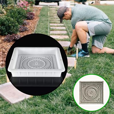 Güzel Petal Çimento Kalıp DIY Yürüyüş Yolu Basamak Taşları Çimento Döşeme Kalıbı Bahçe Yolu Avlu İçin Yeniden Kullanılabilir Beton Kalıp