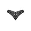 Obsessive - String Donna Dream Avec Entrejambe Ouvert - Noir XS/S