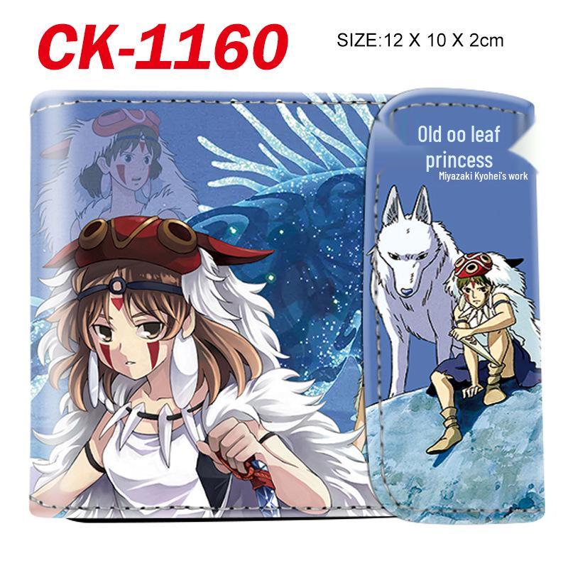 Chihiros Reise ins Zauberland Totoro Prinzessin Mononoke 3D Prägung Cartoon Münzbörse