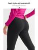 Women's High Waist Thermal Fleece Yoga Pants for Autumn and Winter - Hip Lift & Base Layer Fitness Leggings