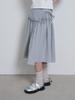 Opish Ribbon Frill Wrap Skirt, Sky Blue