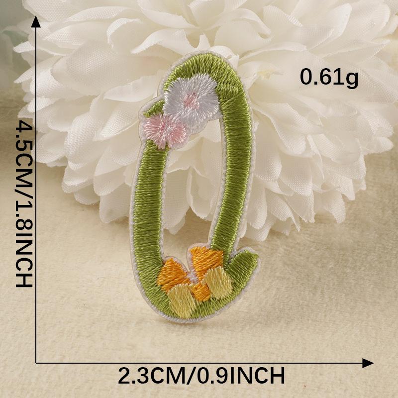 Embroidery Label Embroidery Sticker Clothes And Hats Accessories Original 26 Letters Shoes And Hats Bag Accessories Patch Self-Adhesive Sticker