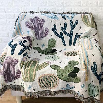 Outdoor Camping Blanket, Picnic Mat, Single Sofa Towel, Bedroom Wall Decoration, Knitted Blanket, Thread Blanket