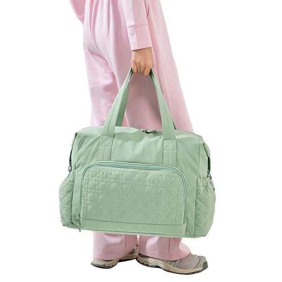 

Sports Fitness Bag Waterproof Gym Bag with Multi-Pockets Adjustable Shoulder Strap Versatile Yoga Tote