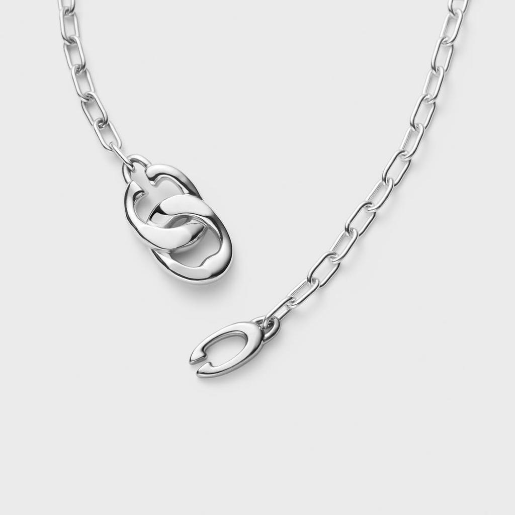 Plus Silver Necklace 112314320903 4.C.Homme