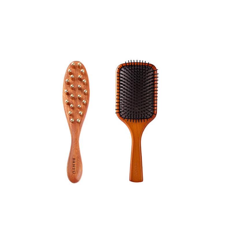 Ban Yu Red Sandalwood & Beechwood Comb Gift Set