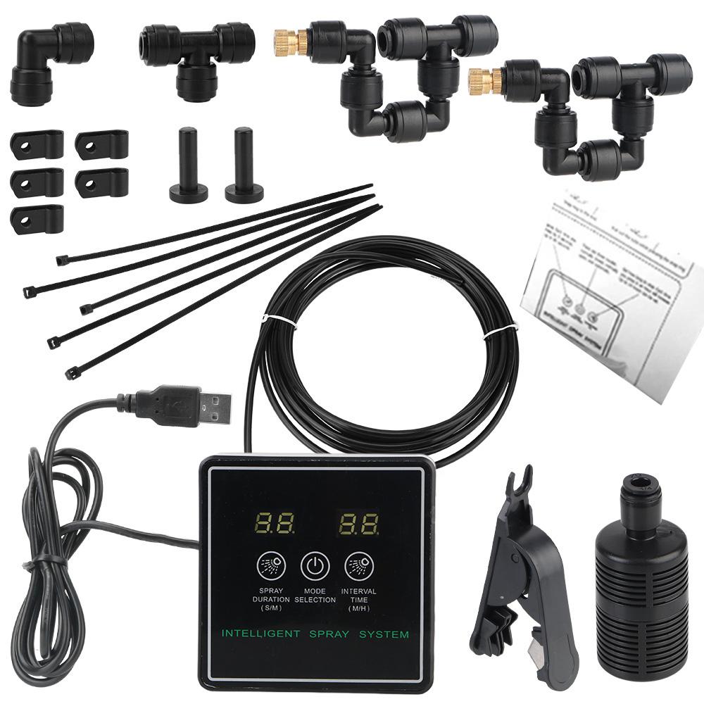 Touch Screen For Garden Aquarium Intelligent Spray Irrigation System Kit Electronic Timer Automatic Watering System