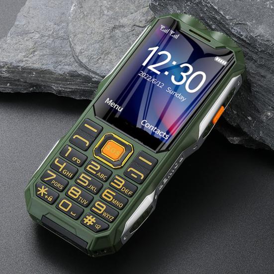 Elderly Phone Dual Card Slots Large Screen Loud Sound High Resolution Long Standby Time Double Torch Flashlight Multifunctional Vibration