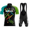 Herren Damen Radsport Trikot Set Kurzarm Schnelltrocknend Fahrradbekleidung Rennrad Mountainbike Outdoor Sport