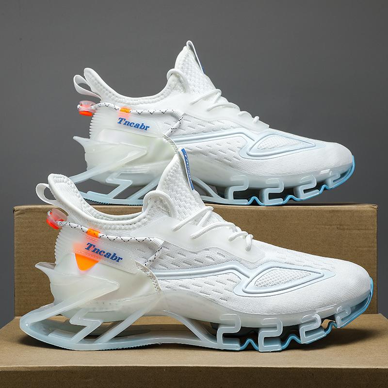 Sneakers Men's Blade Height Increase Running Shoes Trendy Plus Size Men's Casual Comfortable Breathable Sneakers