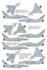 Mark 1 Eurofighter Typhoon Decal Plastic Model Decal MKMDMF14436 1/144 Two-seater (for Revell) (Airplane)
