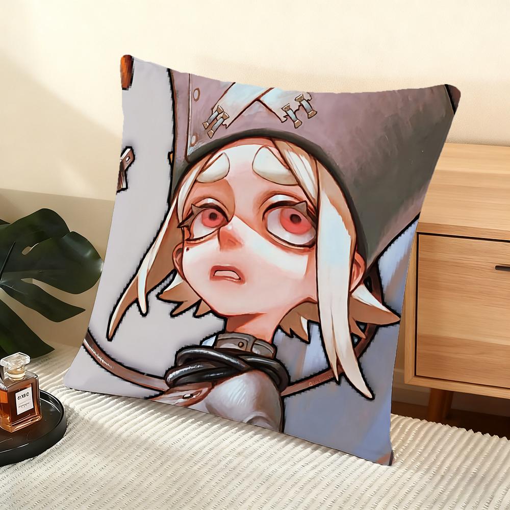 Anime G-Gachiakuta Cushion Cover Soft Short Plush Pillow Cover Smooth Cozy Texture Aesthetic Cushion Case Home Decor