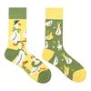 Calzini AB Asimmetrici Trendy Divertenti per Coppia Anatra Mandarina Colorati Calzini a Mezza Gamba SMLSOX