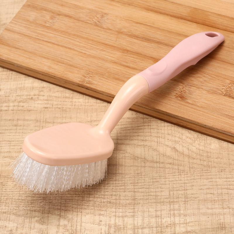 Long Handle Non-Stick Oil Kitchen Cleaning Brush with Hanging Feature