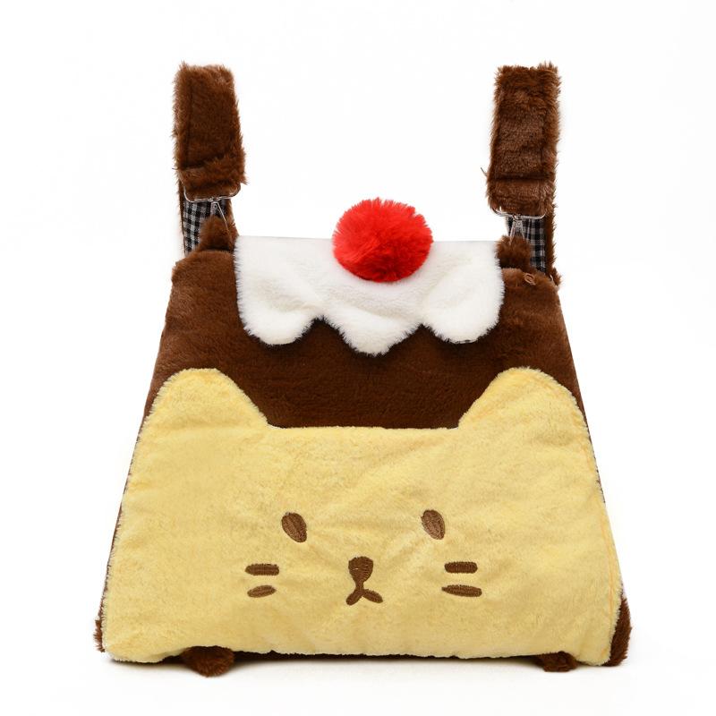 Cute Cat Backpack Student Large Capacity Plush Shoulder Backpack