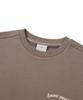 SNOWPEAK APPAREL Women'S Lettering Semi-Crop Sweatshirt (S24Fwfht63) Cocoa